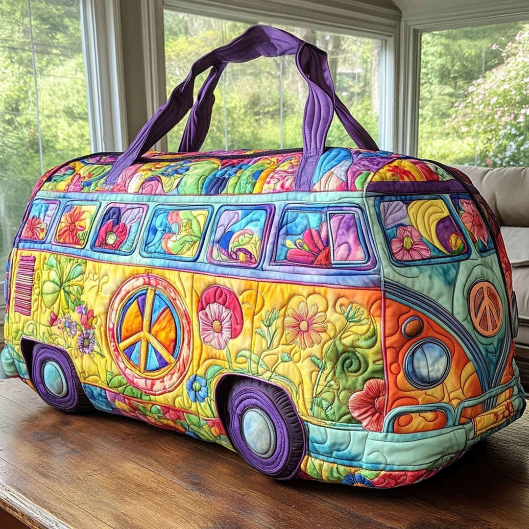 Quilted Travel Bag – Boho Chic