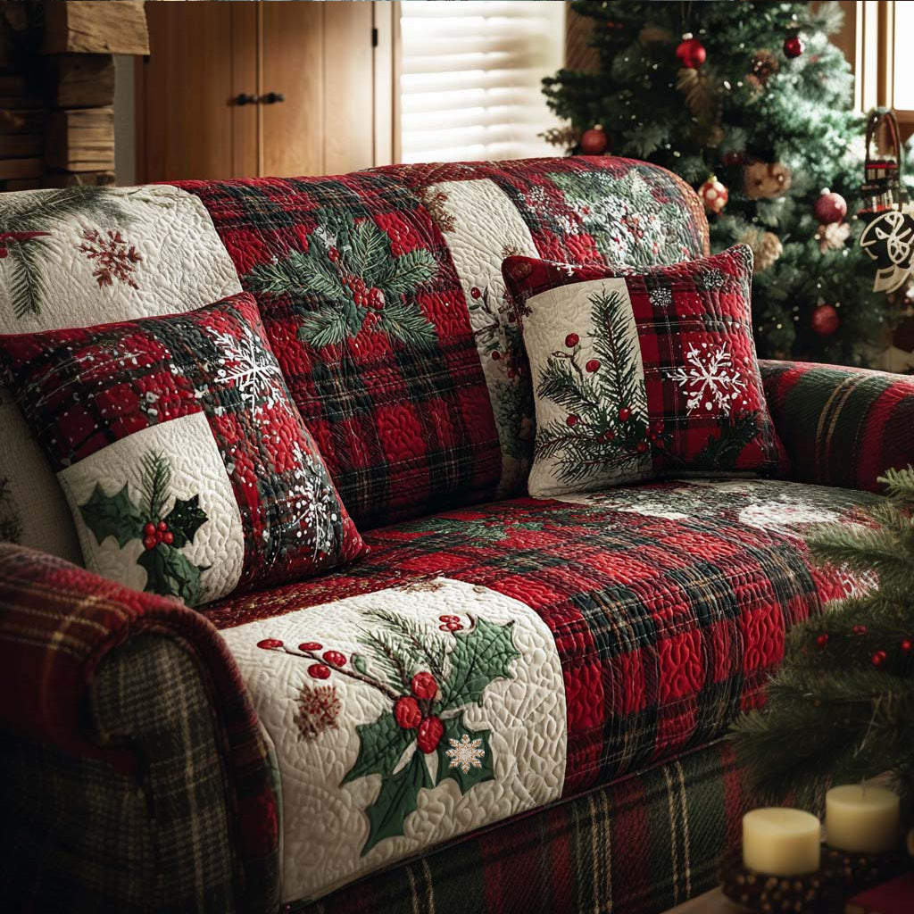 Quilted Sofa Cover – Louise London