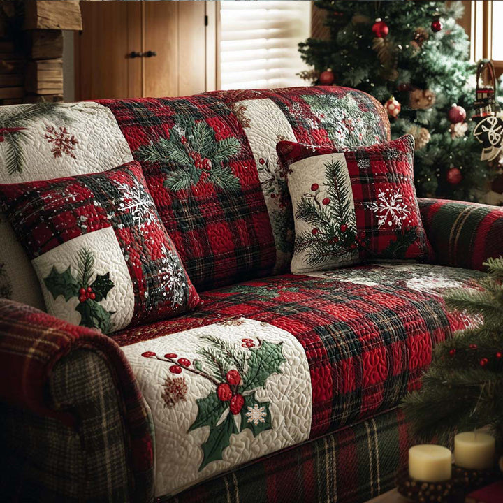 Quilted Sofa Cover – Louise London
