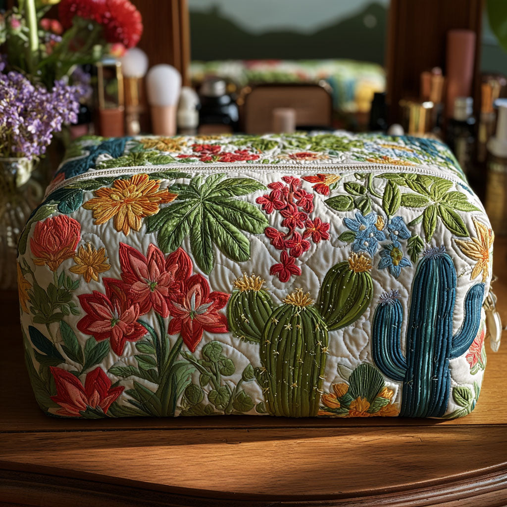 Prickly Pal Magic quilted makeup bag – Louise London
