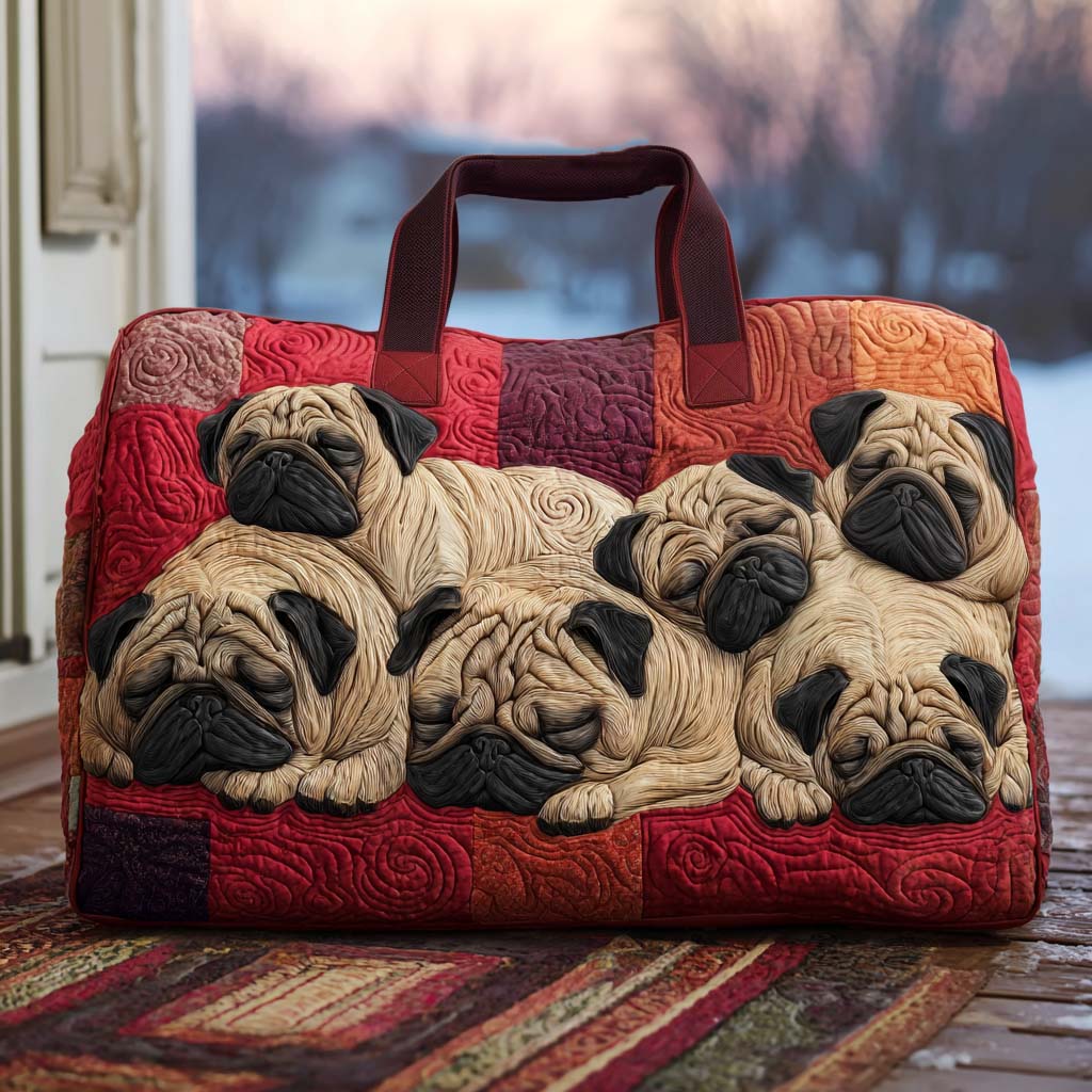 Quilted Travel Bag – Sweet Pug