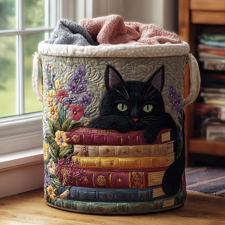Quilted Cat-Shaped Laundry Basket – product image 8