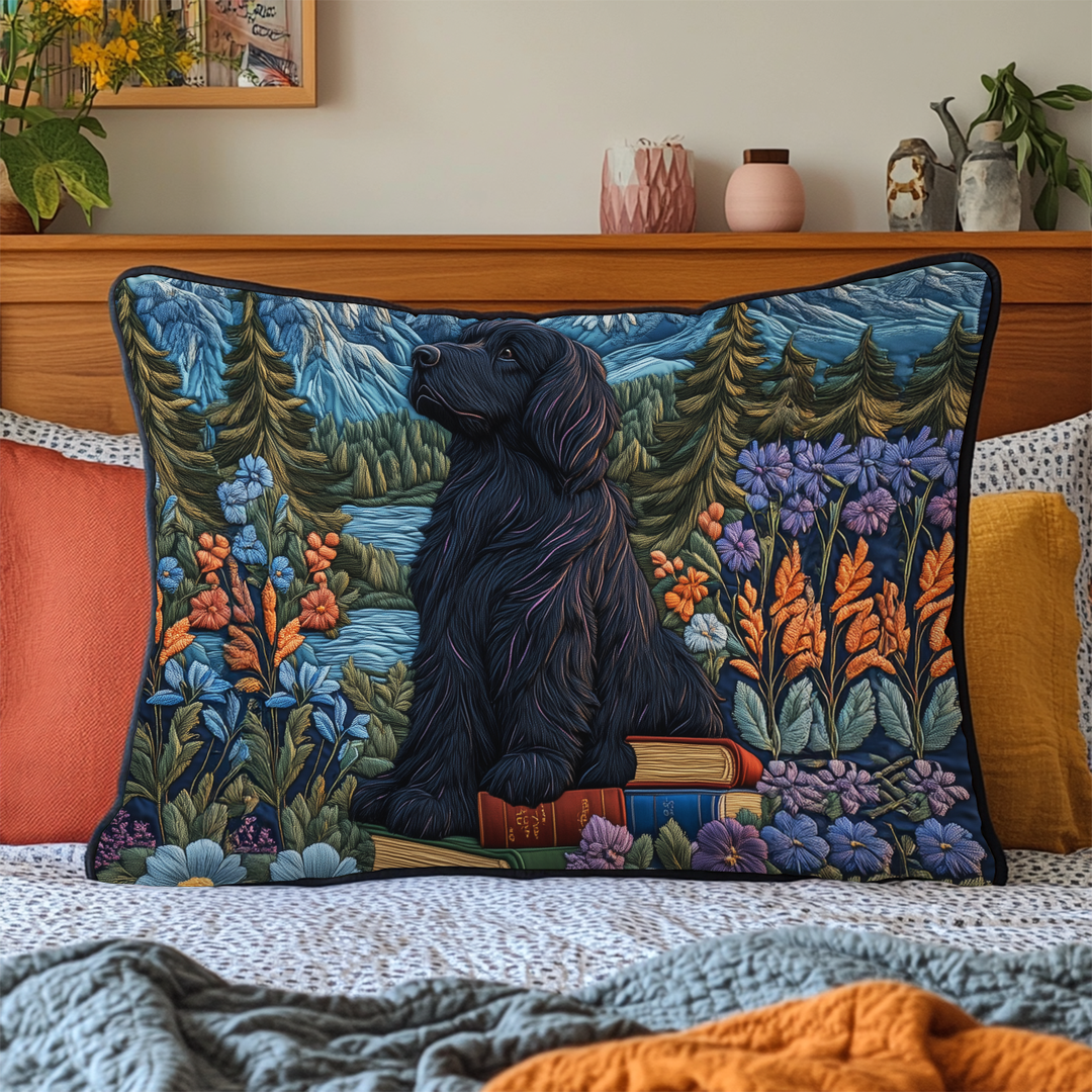 Quilted cushion cover with sea sentinel NCU0DV7369