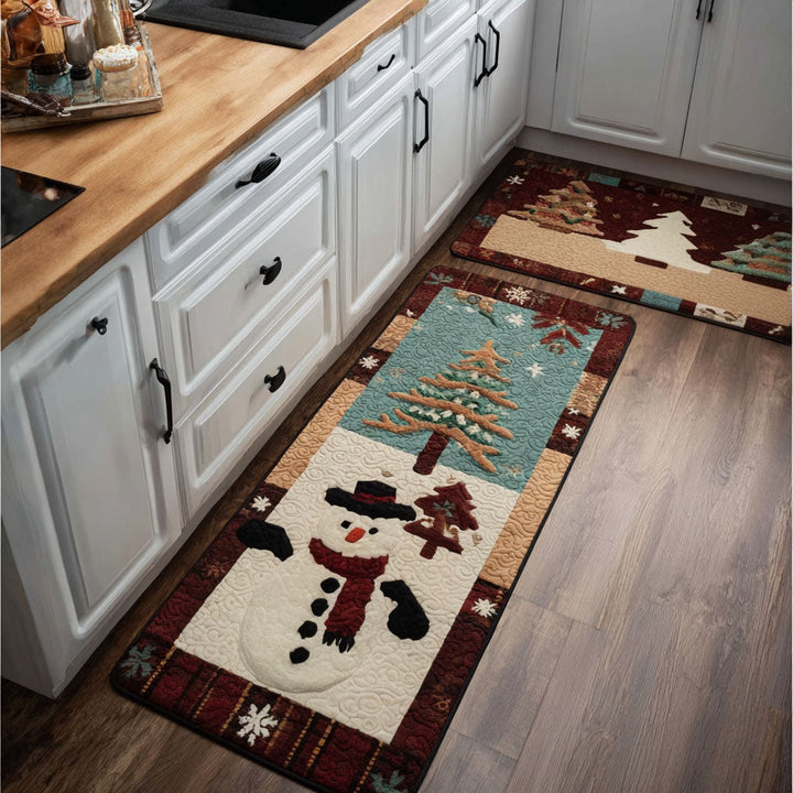 Winter Non-Slip Kitchen Mat with Snowy Tree NCU0PT10158