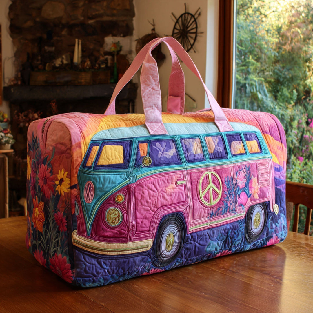 Quilted Travel Bag with Western Horse by Louise London