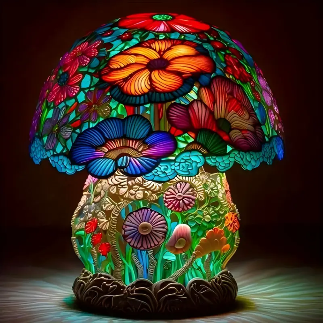 Satin Mushroom Lamp
