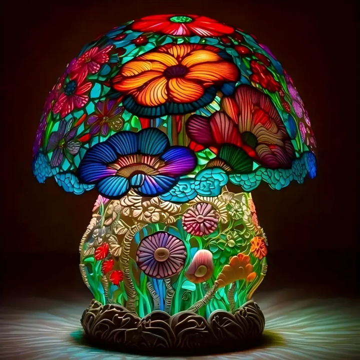Satin Mushroom Lamp