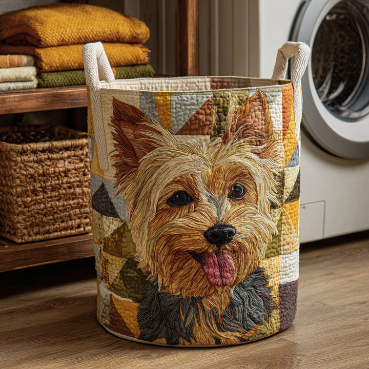 Quilted laundry basket with Yorkshire NCU0HNH273