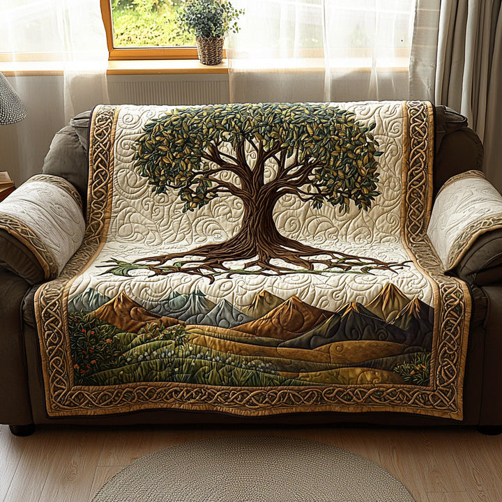 Quilted Sofa Cover Timeless Tree – Louise London