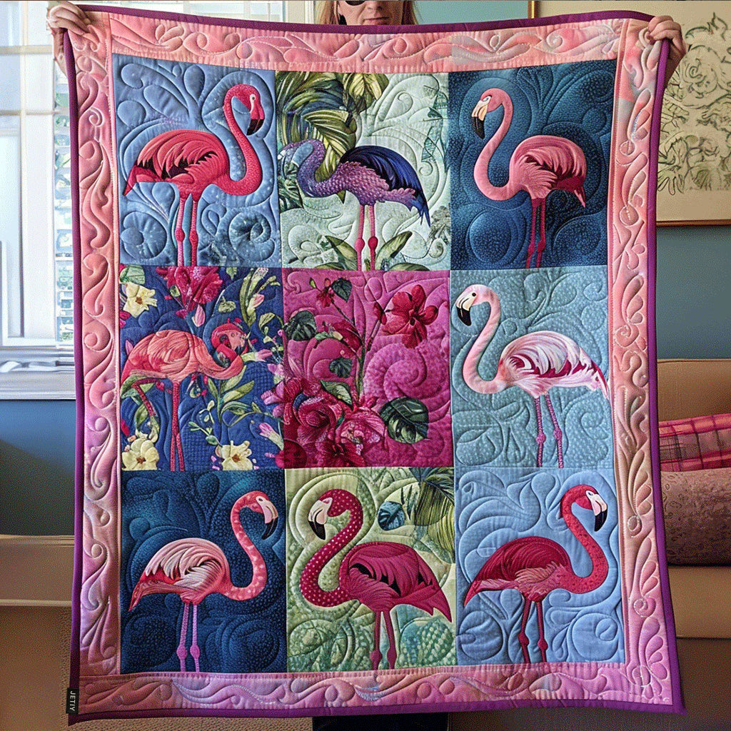Tropical Bliss Quilted Blanket – Louise London quilted blanket