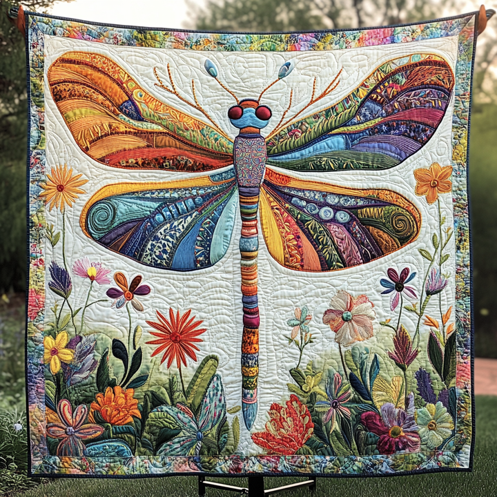 Quilted Blanket Wings of Serenity – Louise London quilted blanket