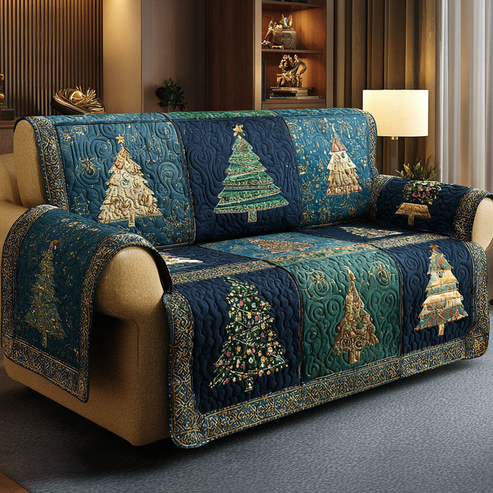 Quilted sofa cover with a winter atmosphere – Louise London