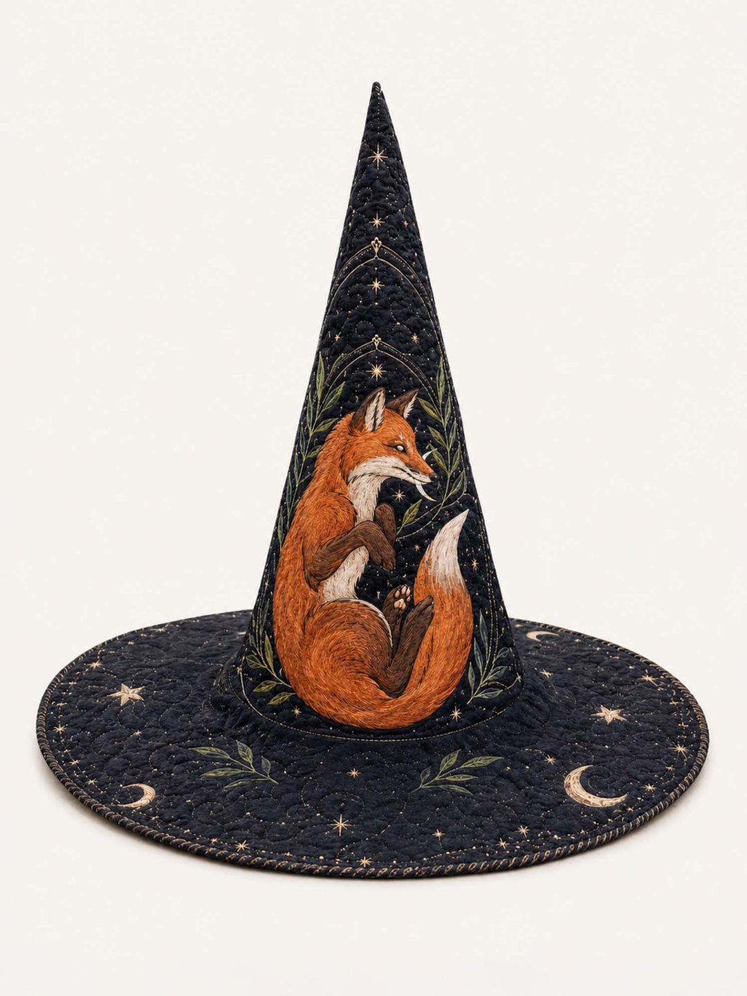 Handmade Quilted Witch Hat – Enchanted Fox