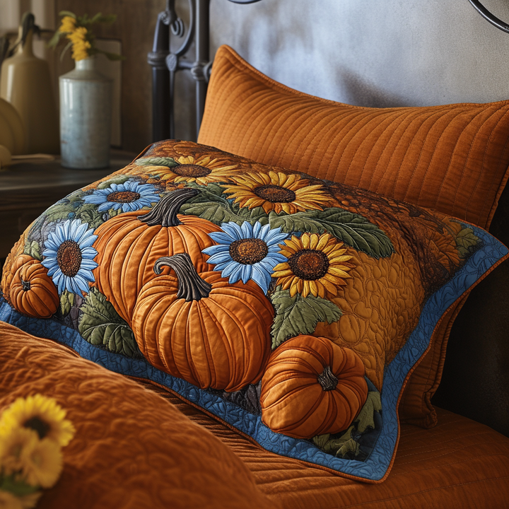 Quilted cushion cover with autumn sweetness NCU0VL2872