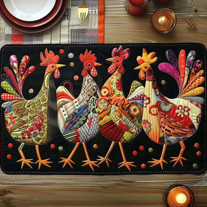 Quilted Placemat Night Excellent by Louise London