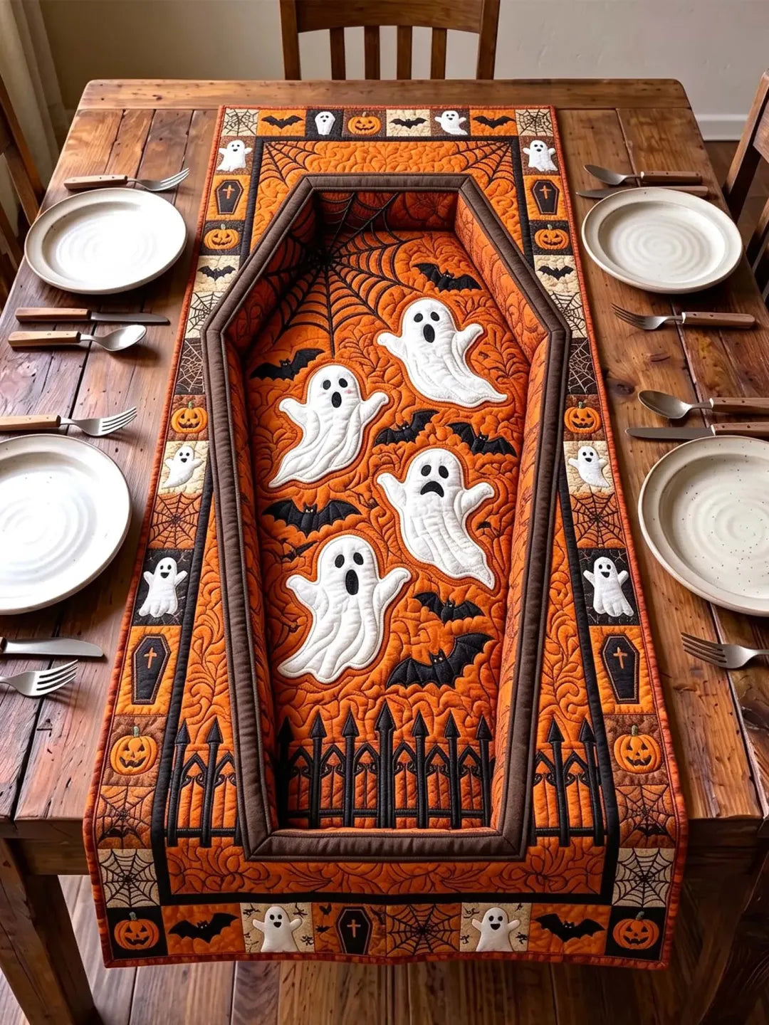 Quilted Table Runner – Cosy Autumn Path