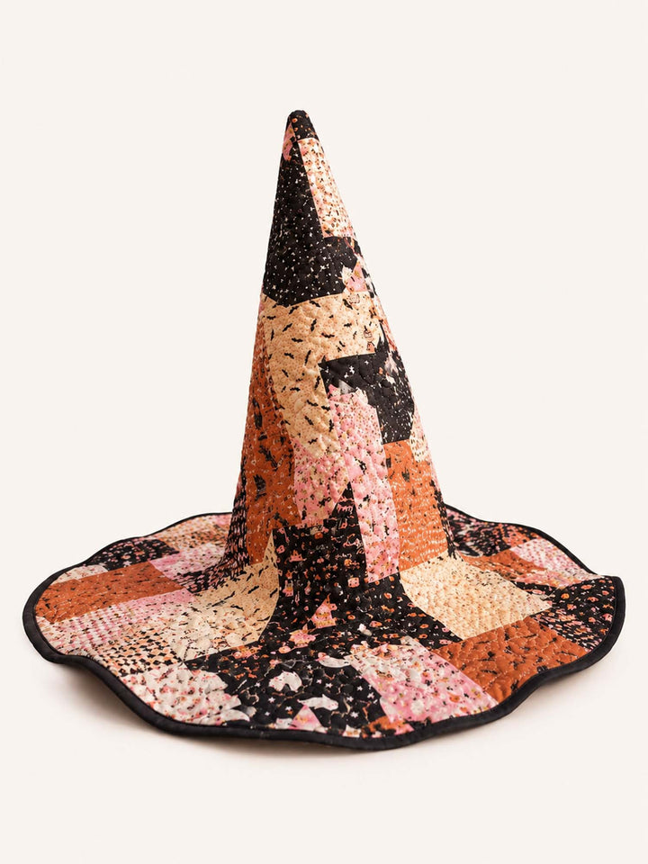 Handmade Quilted Witch Hat – Cute Halloween Patchwork