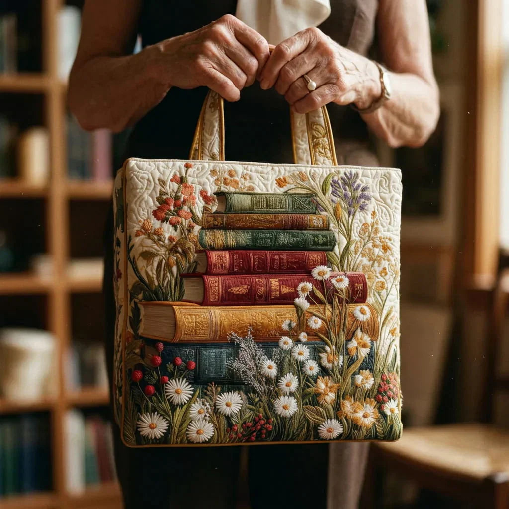 Floral Quilted Shoulder Bag – Floral Pattern