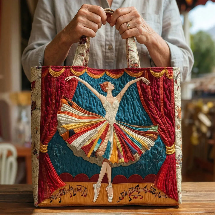 Quilted Tote Bag | Ballerina